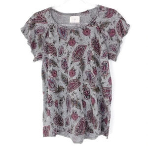 Anthropologie T.la Paisley top S